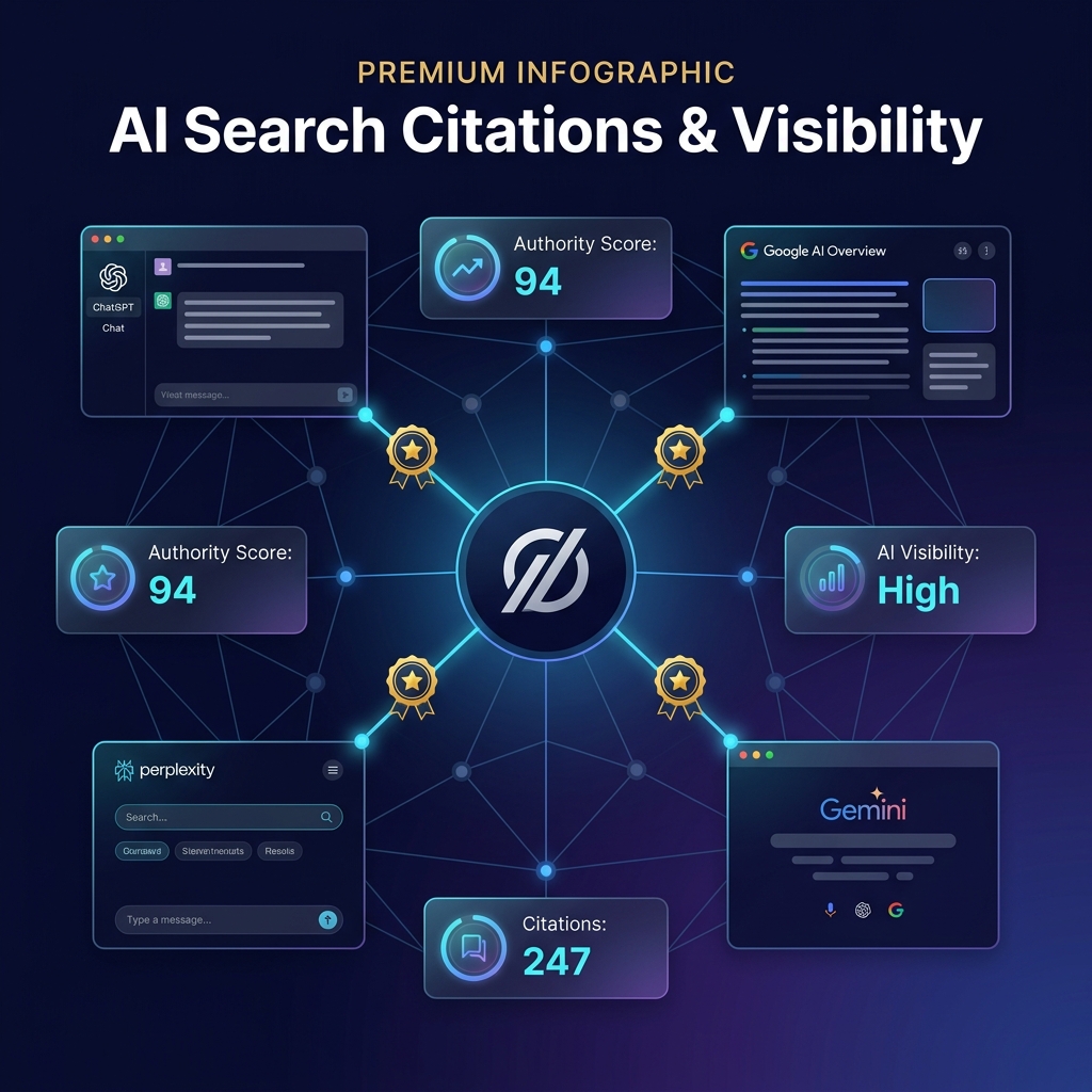 AI Search Citations Mockup